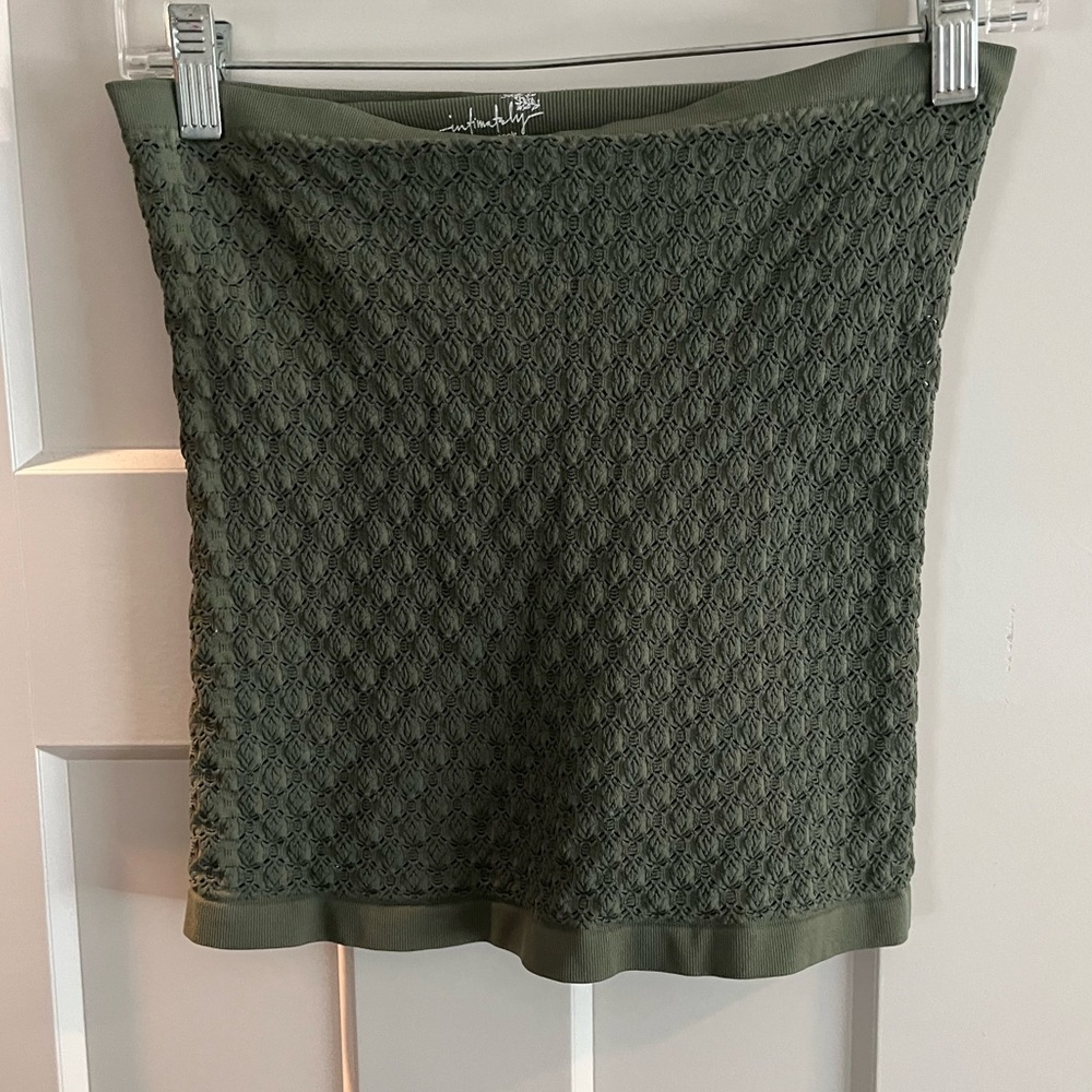 Free people embroidered tube top never worn